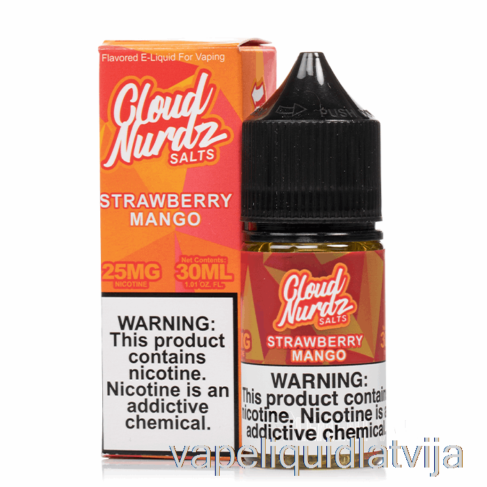 Zemeņu Mango - Mākonis Nurdz Salts - 30ml 25mg Vape šķidrums